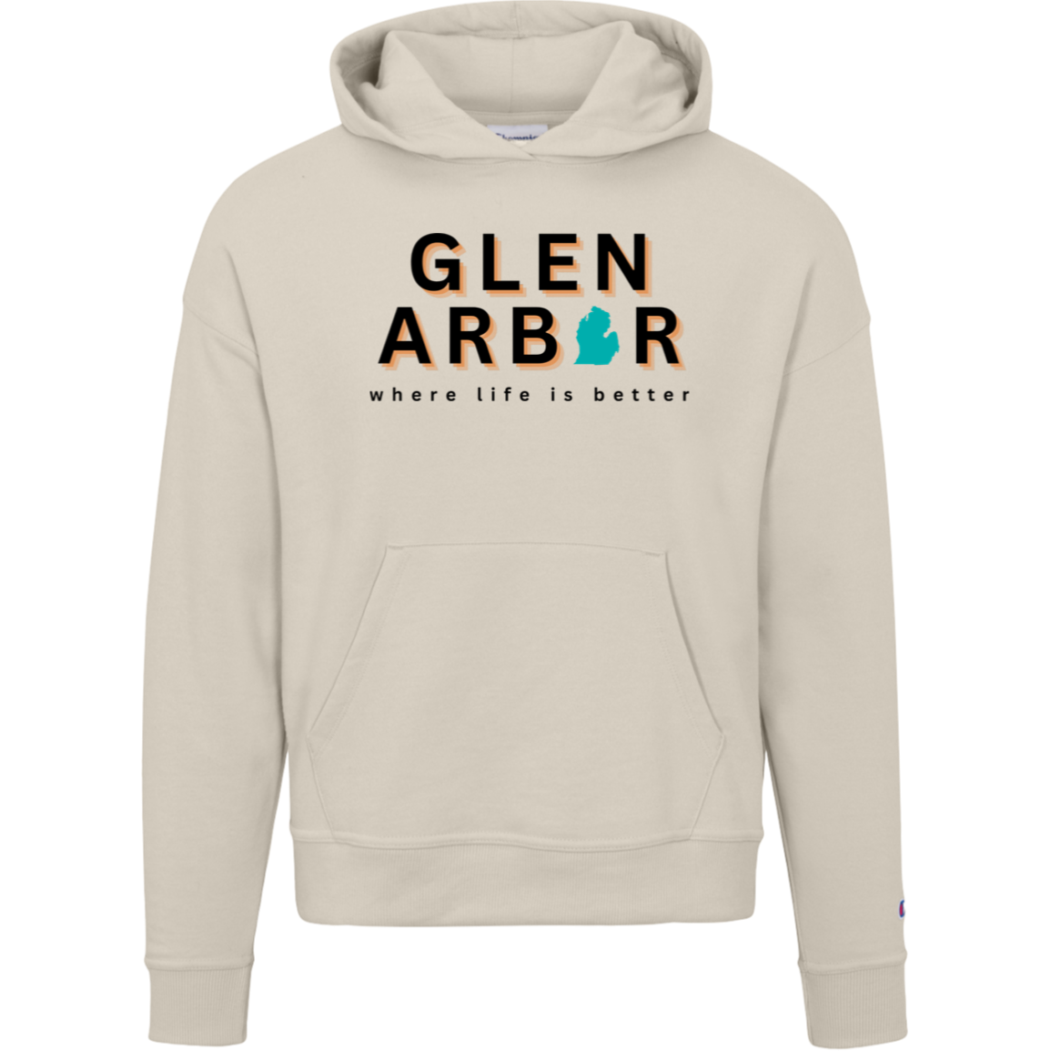 Glen Arbor~Where Life is Better Women's Beachcomber Hoodie