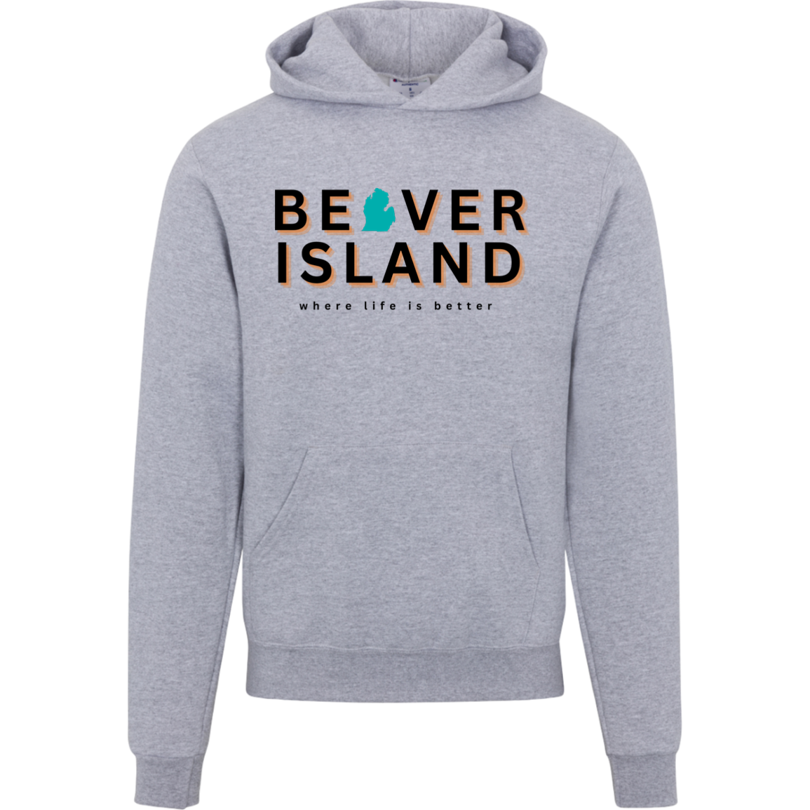 Beaver Island~Where Life is Better Men's Beachcomber Hoodie