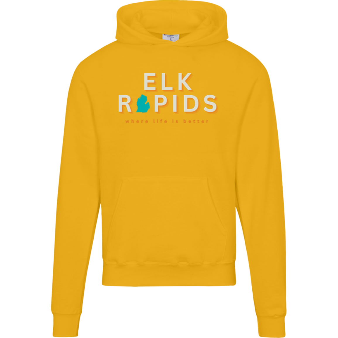 Elk Rapids~Where Life is Better Men's Beachcomber Hoodie