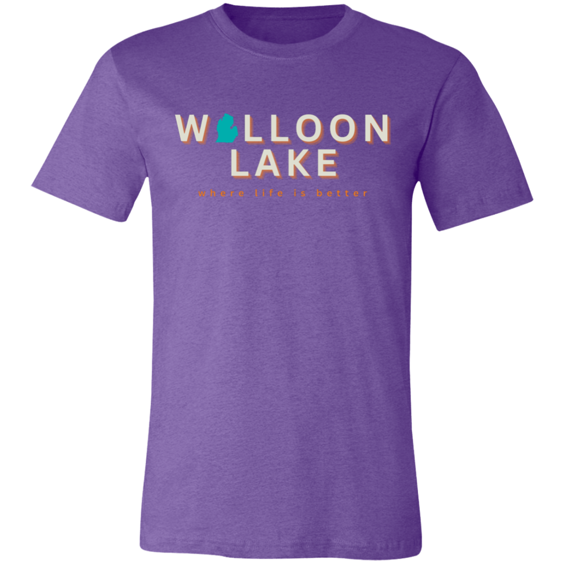 Walloon Lake ~Where Life is Better Unisex Jersey Tee