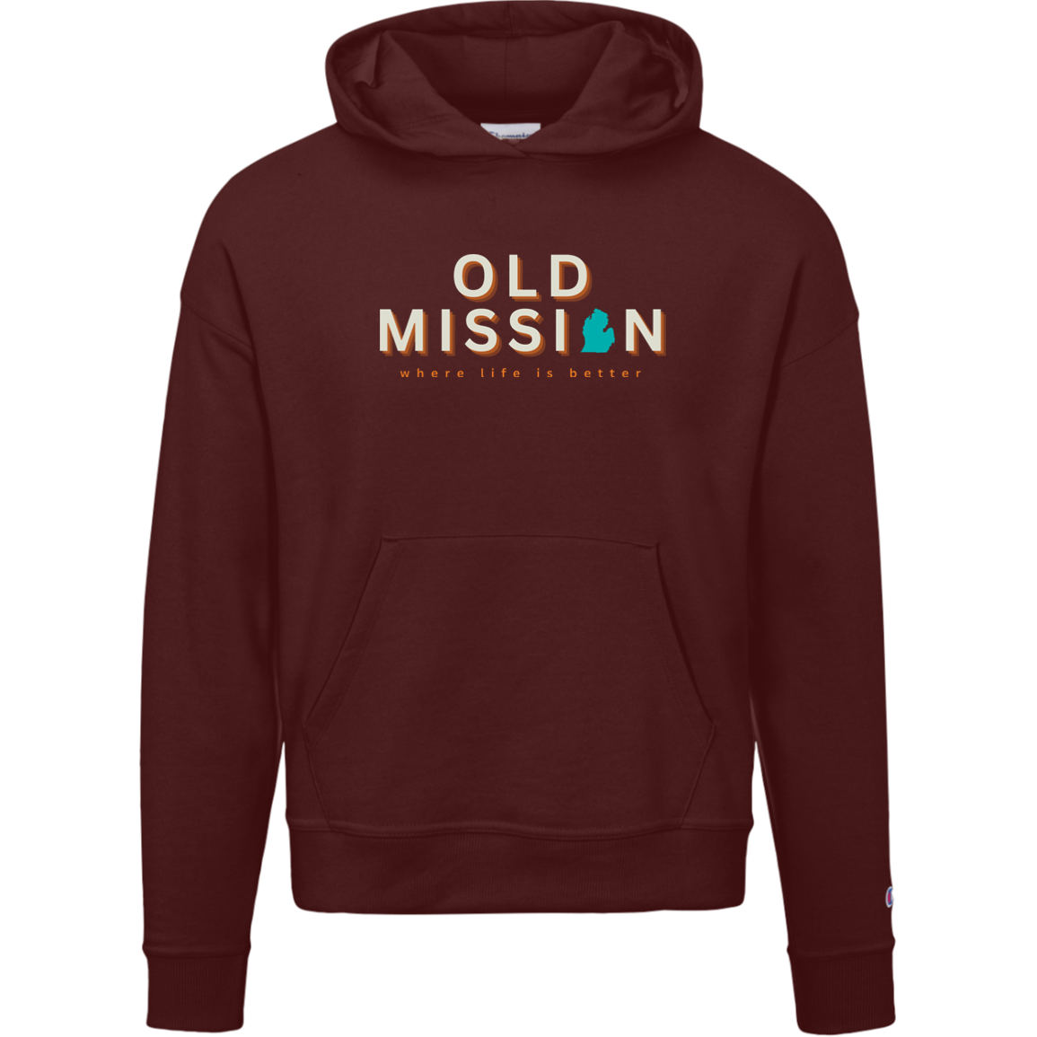 Old Mission~Where Life is Better Women's Beachcomber Hoodie