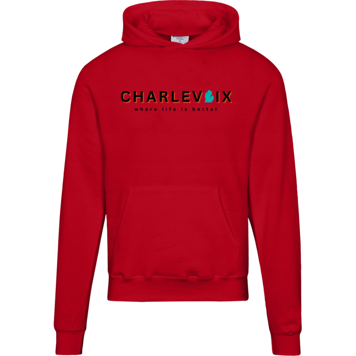 Charlevoix~Where LIfe is Better Men's Beachcomber Hoodie