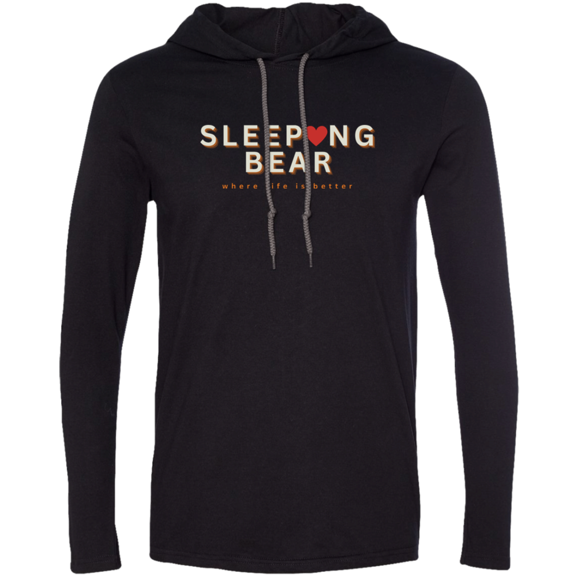 Sleeping Bear~Where Life is Better Super-Lite Unisex Hoodie