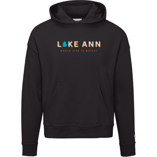 Lake Ann ~Where Life is Better women's Luxury Hoodie