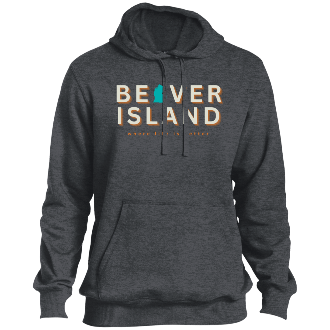 Beaver Island ~Where Life is Better Men's Beachcomber Hoodie