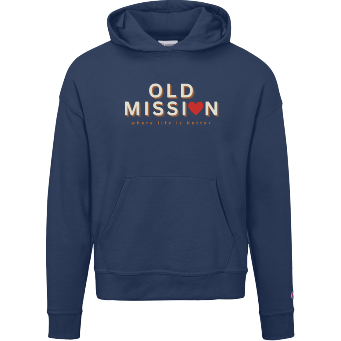 Old Mission~Where Life is Better Women's Beachcomber Hoodie