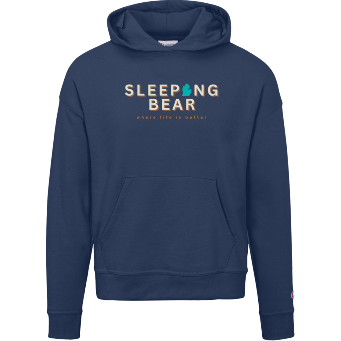 Sleeping Bear~Where Life is Better Women's Beachcomber Hoodie