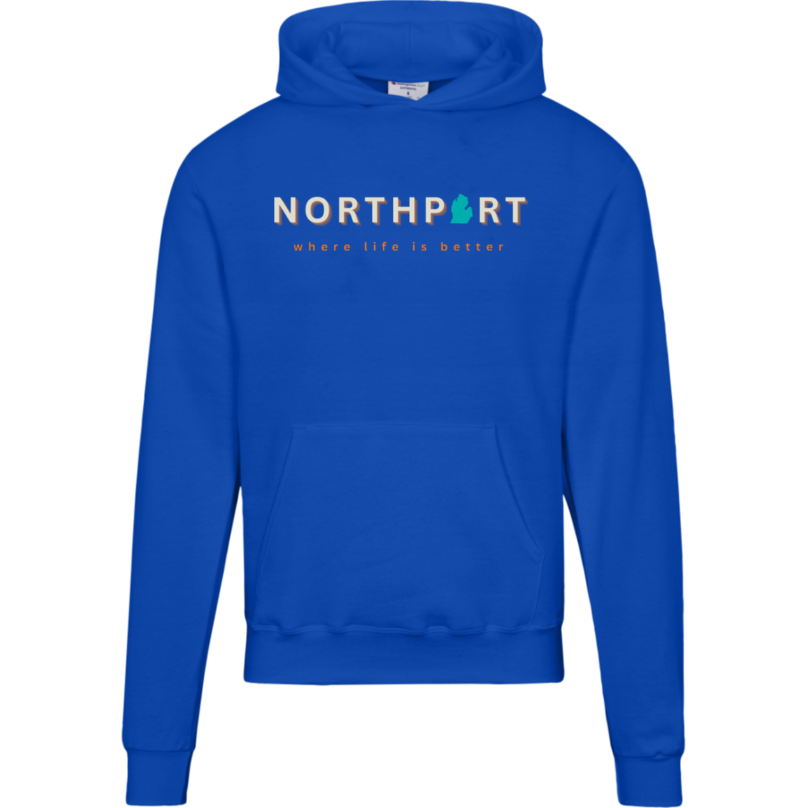 Northport~Where Life is Better Men's Beachcomber Hoodie