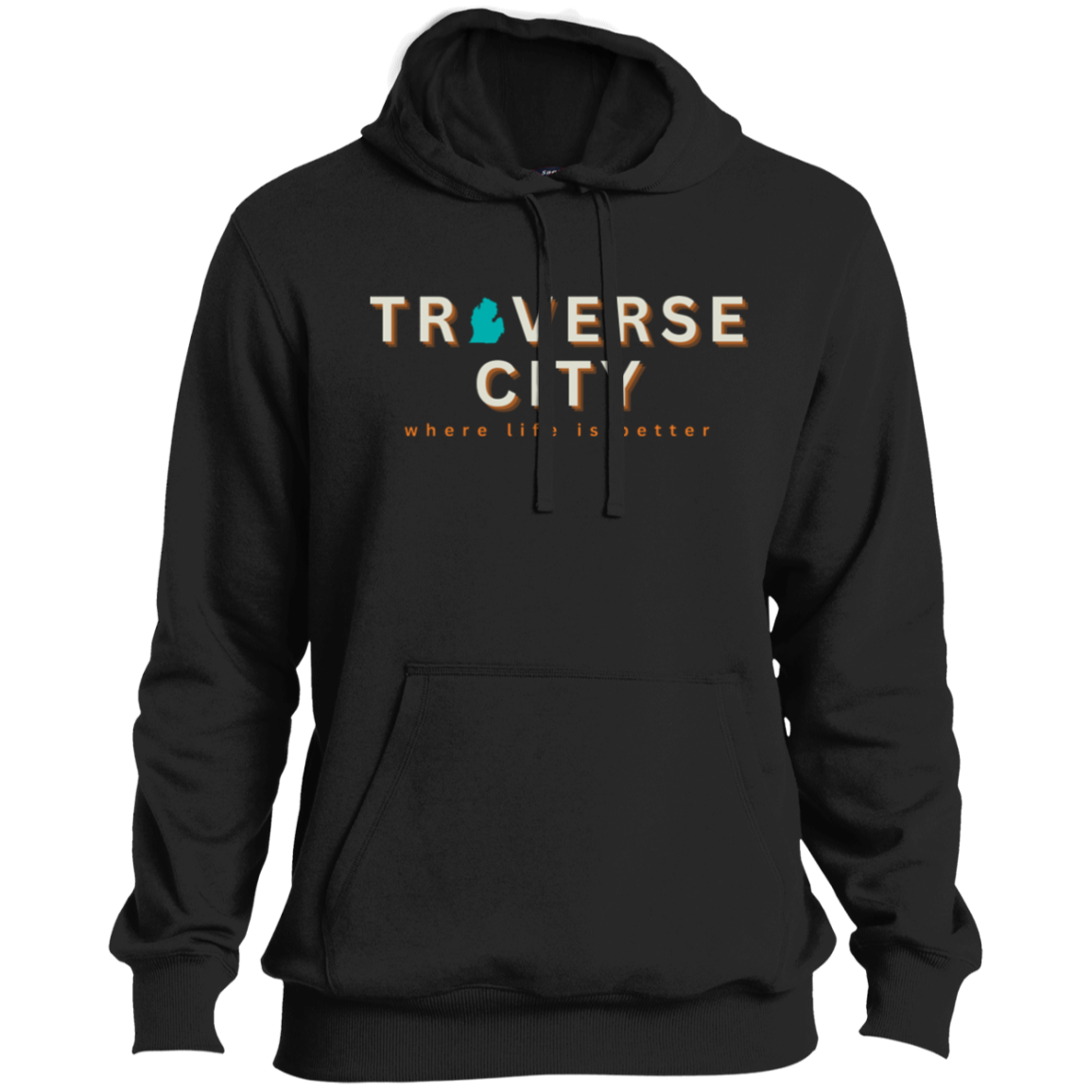 Traverse City ~Where Life is Better Beachcomber Hoodie