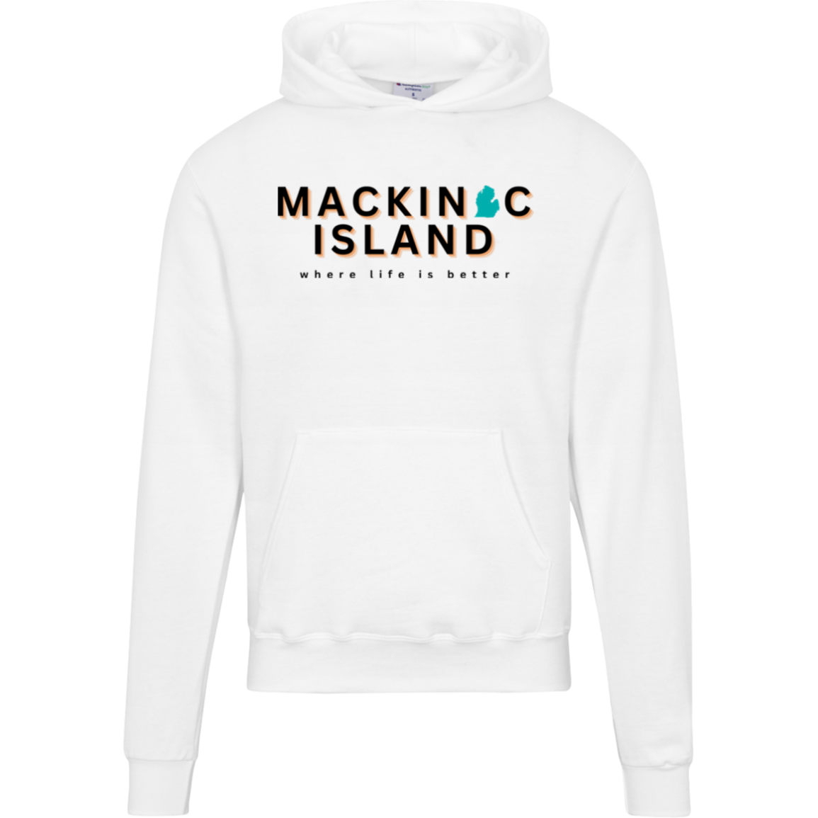 Mackinac Island~Where Life is Better Men's Beachcomber Hoodie