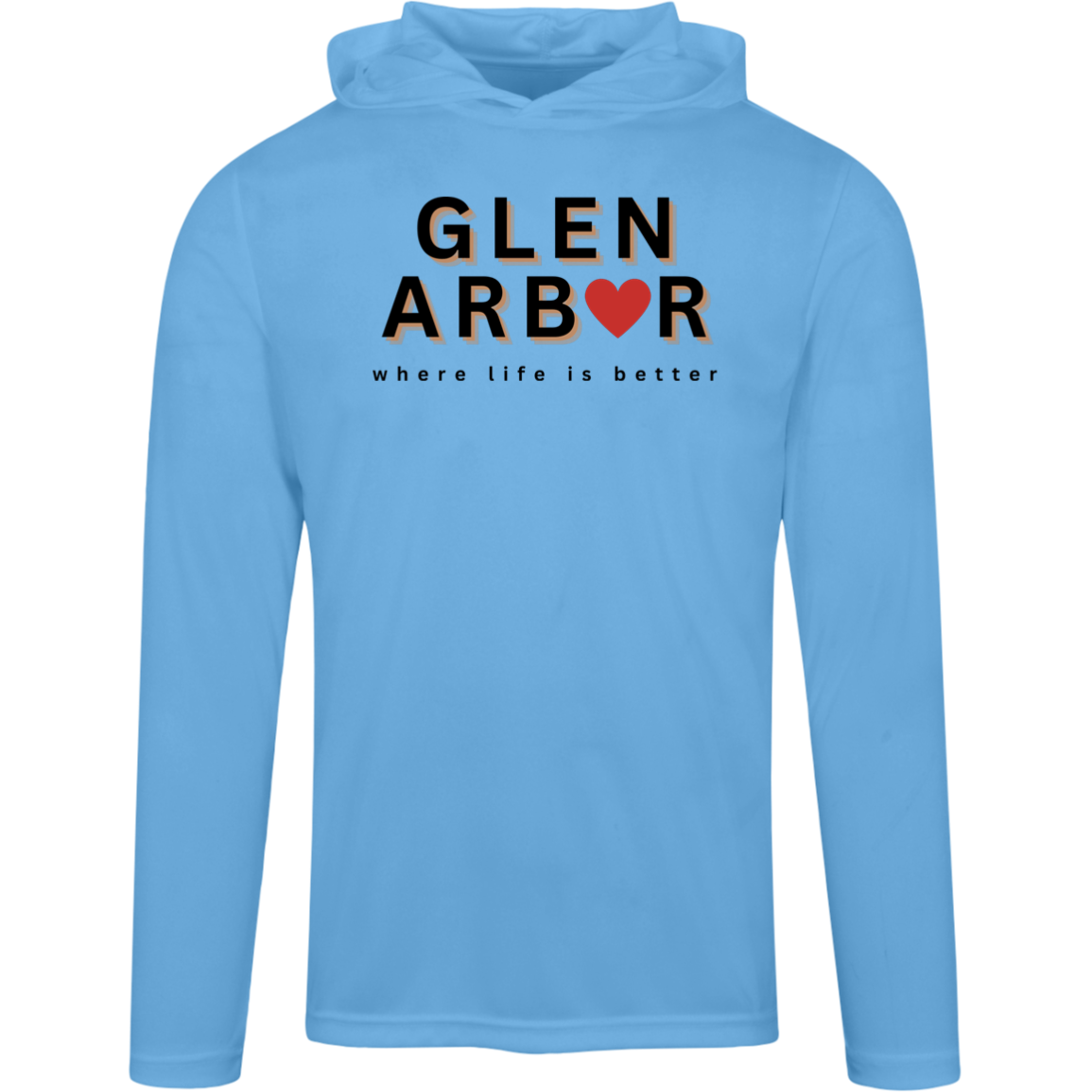 Glen Arbor~Where Life is Better Men's Super-Lite Performance Hoodie