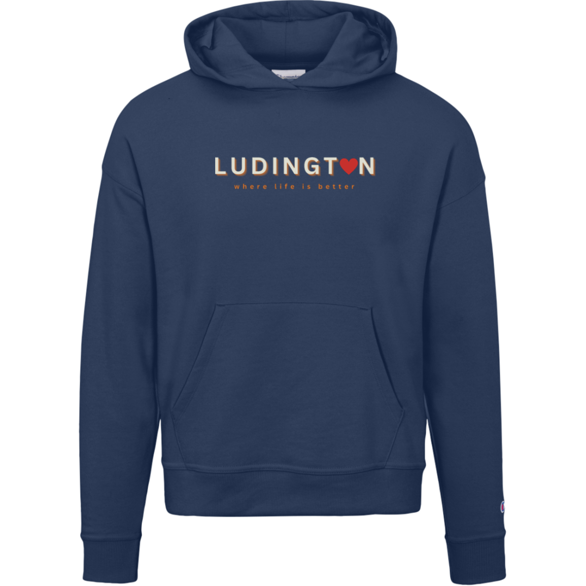 Ludington~Where Life is Better Women's Beachcomber Hoodie