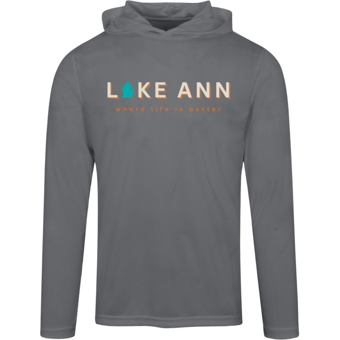 Lake Ann ~Where Life is Better Super-Lite Performance Hoodie