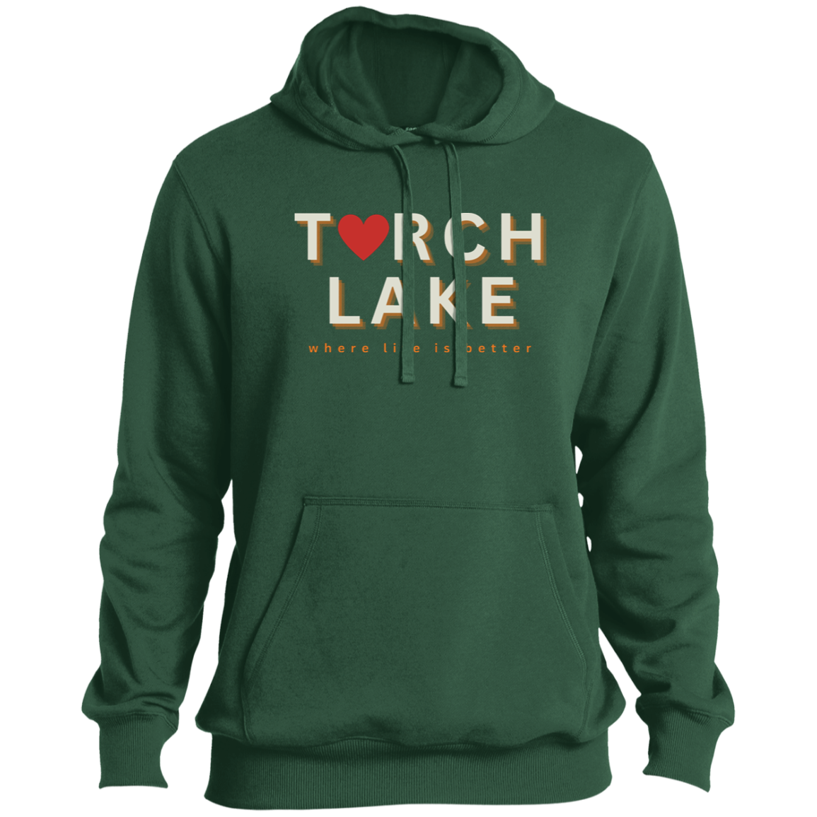 Torch Lke ~Where Life is Better Men's Beachcomber  Hoodie