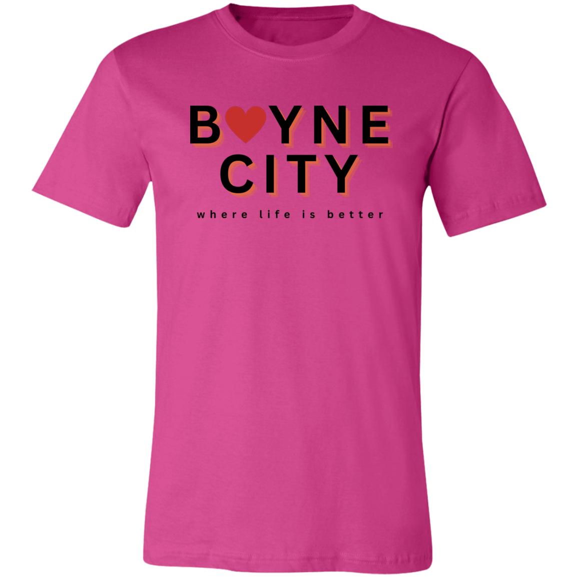 Boyne City ~Where Life is Better Unisex Jersey Tee