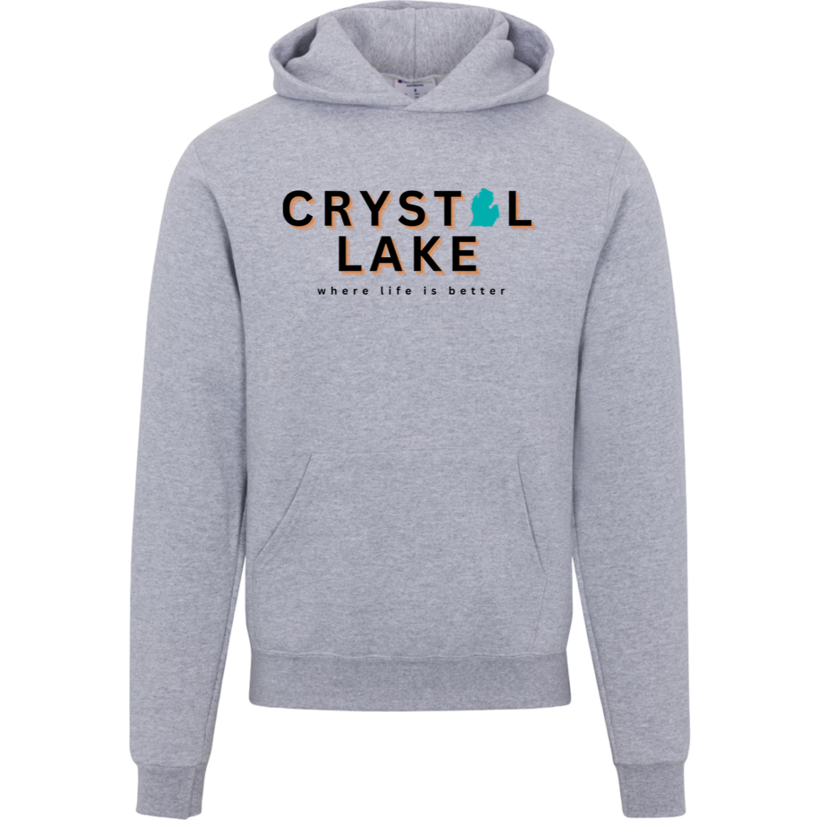 Crystal Lake~Where Life is Better Men's Beachcomber Hoodie