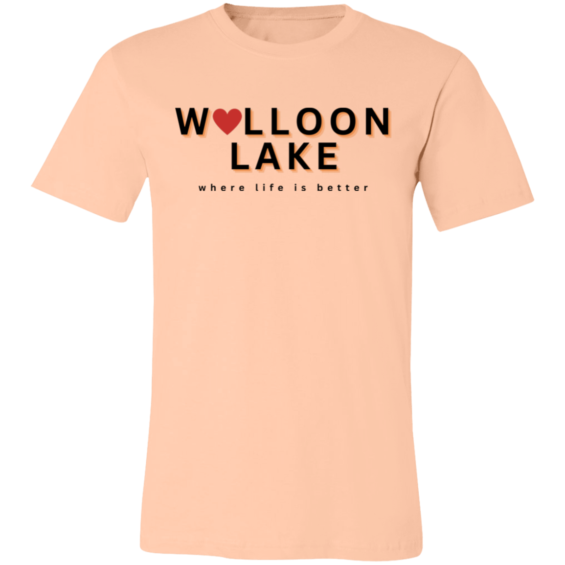 Walloon Lake ~Where Life is Better  Unisex Jersey Tee