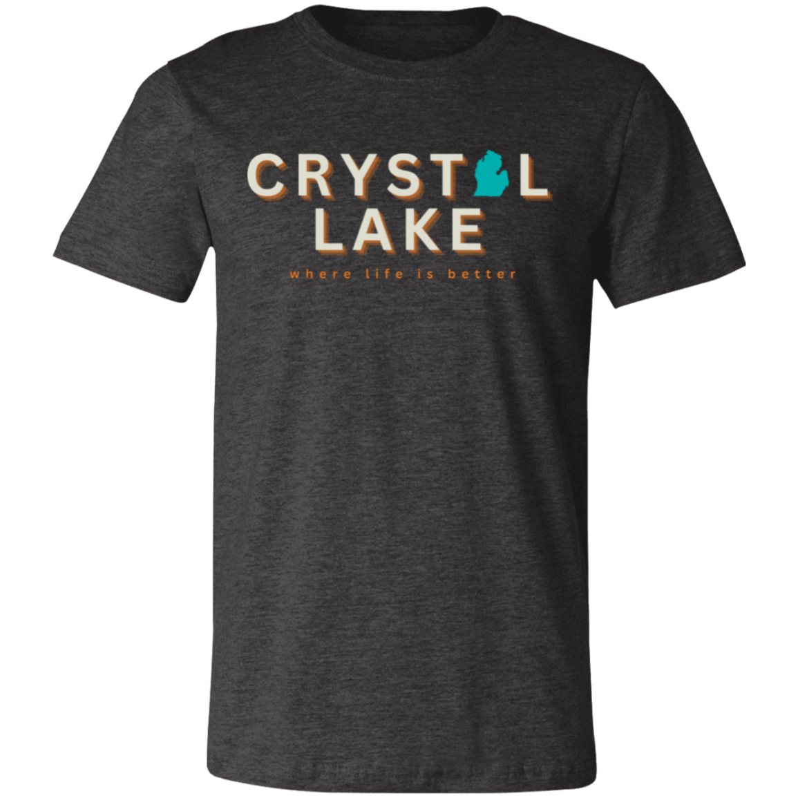 Crystal Lake ~Where Life is Better Unisex Jersey Tee