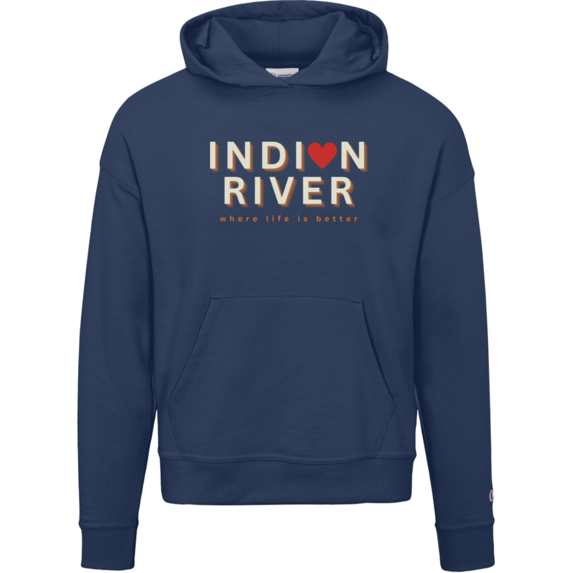 Indian River~Where Life is Better Women's Beachcomber Hoodie