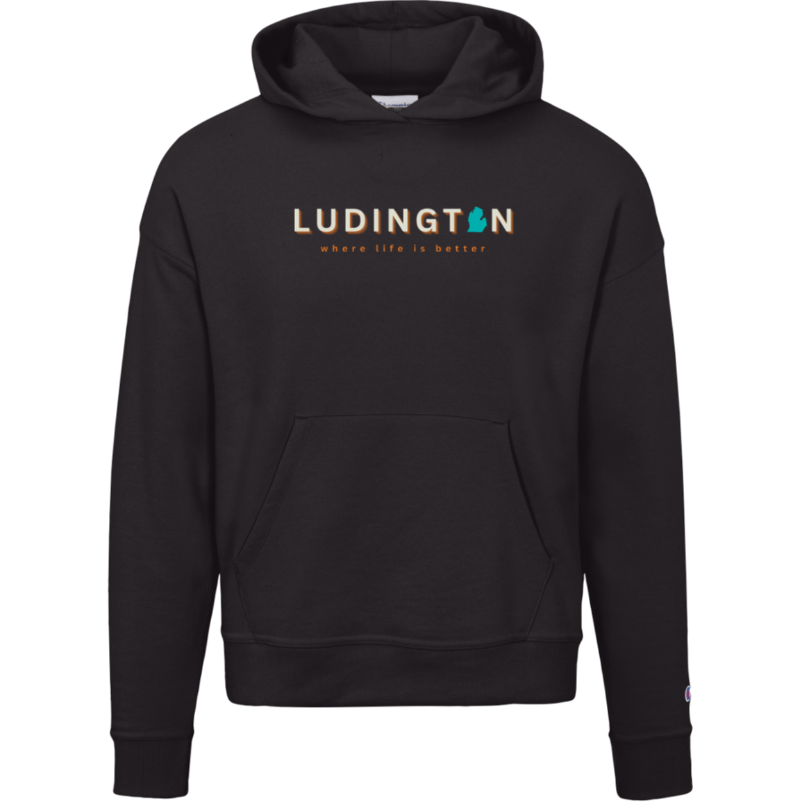 Ludington~Where Life is Better Women's Beachcomber Hoodie