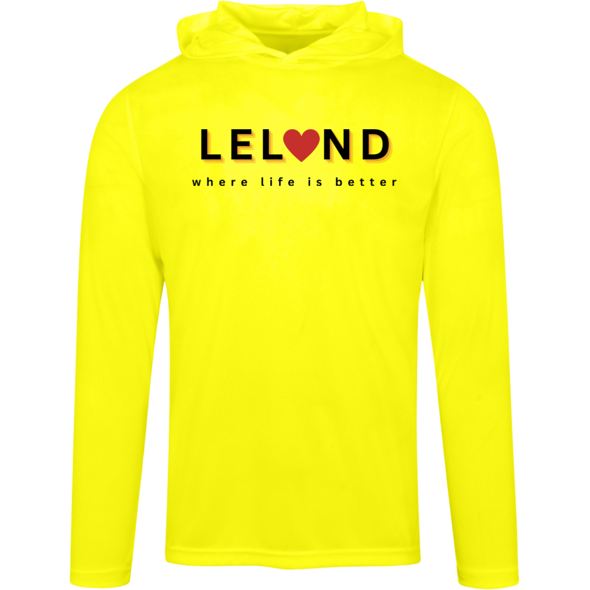 Leland~Where Life is Better Men's Super-Lite Performance Hoodie