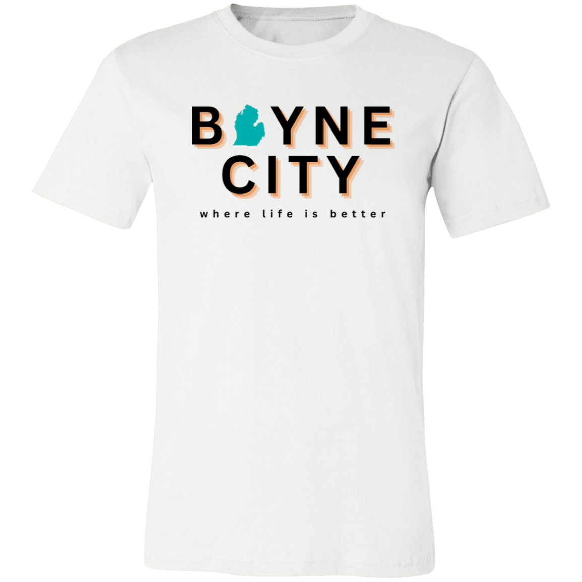 Boyne City ~Where Life is Better Unisex Jersey Tee