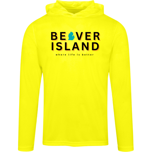 Beaver Island~Where Life is Better Men's Supper-Lite Performance Hoodie