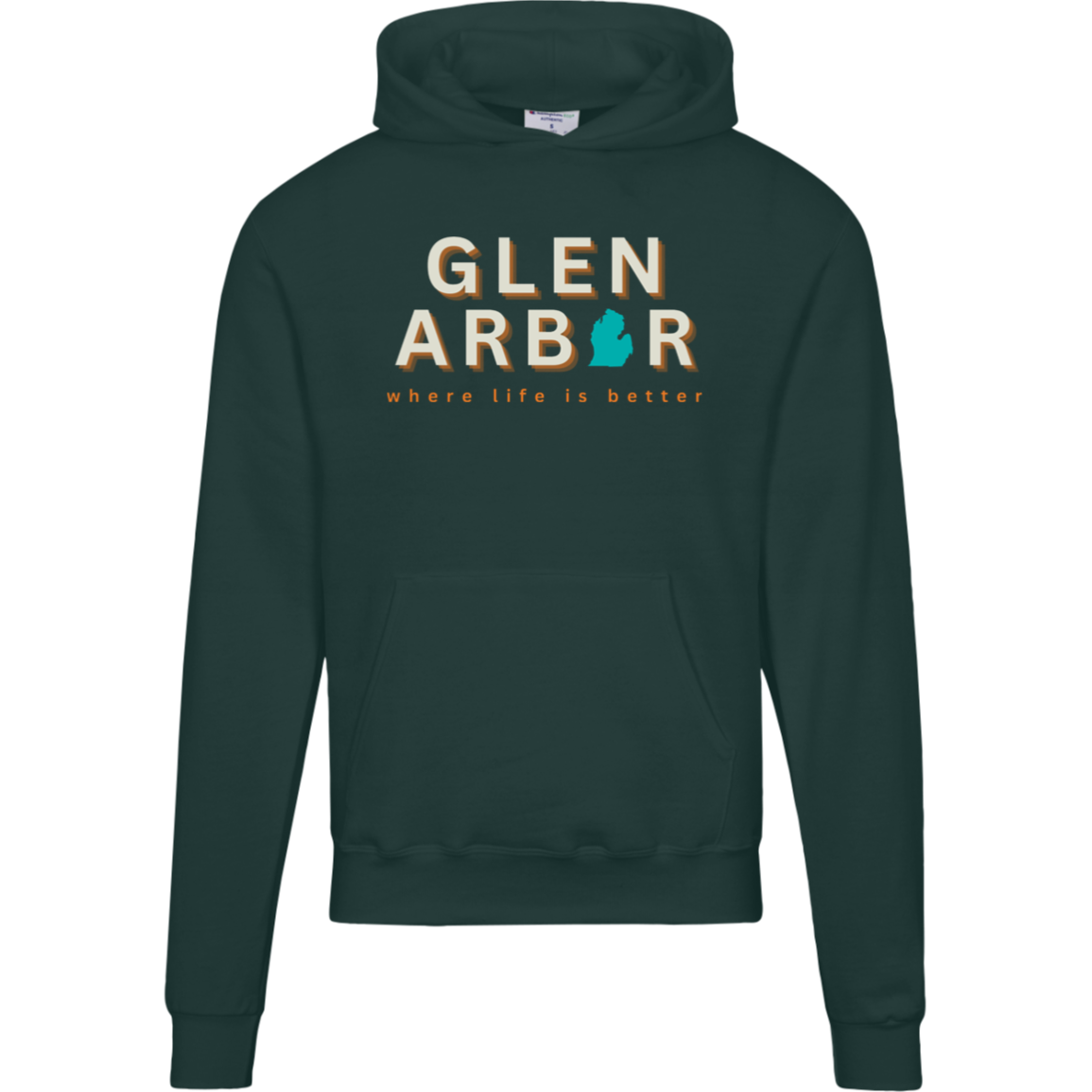 Glen Arbor~Where Life is Better Men's Beachcomber Hoodie