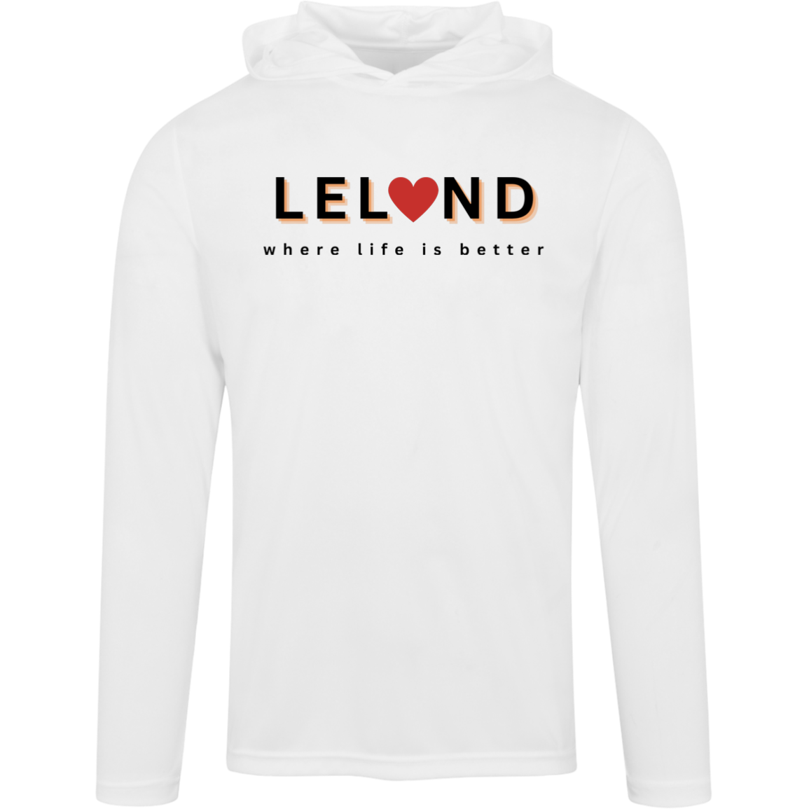 Leland~Where Life is Better Men's Super-Lite Performance Hoodie