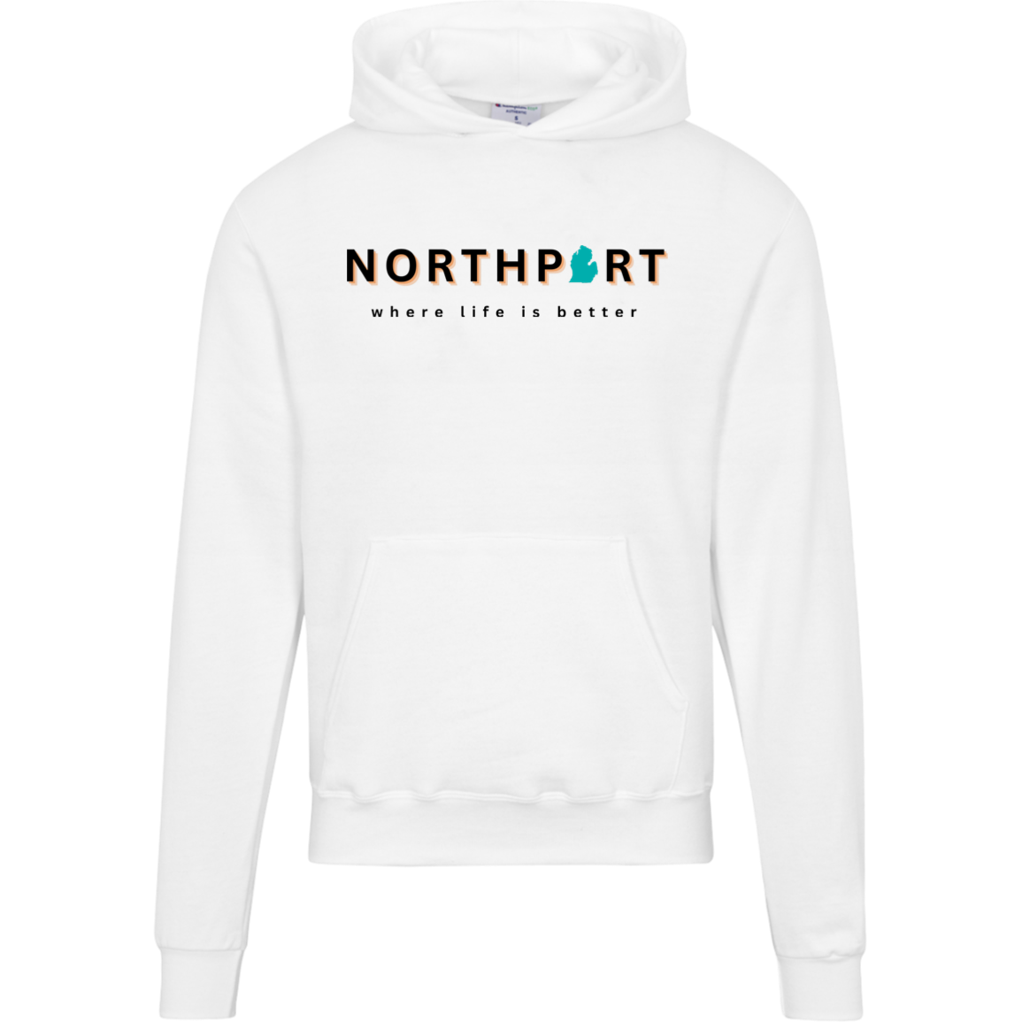 Northport~Where Life is Better Men's Beachcomber Hoodie