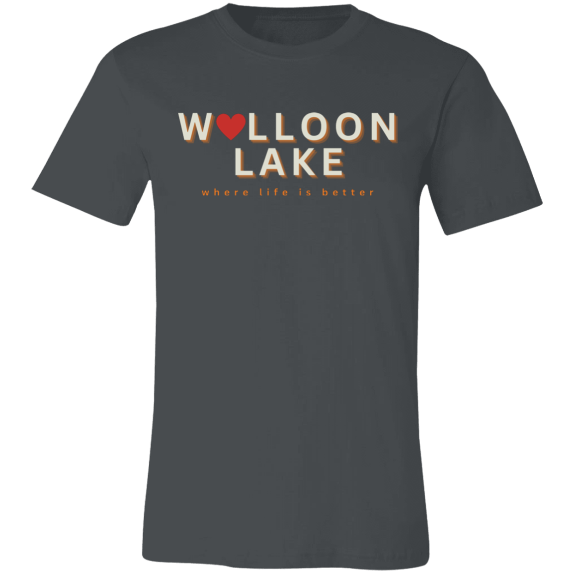 Walloon Lake ~Where Life is Better  Unisex Jersey Tee