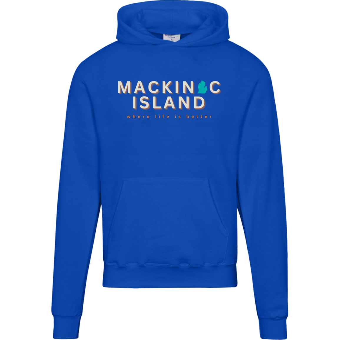 Mackinac Island~Where Life is Better Men's Beachcomber Hoodie