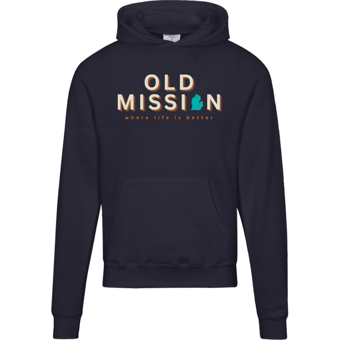 Old Mission~Where Life is Better Men's Beachcomber Hoodie