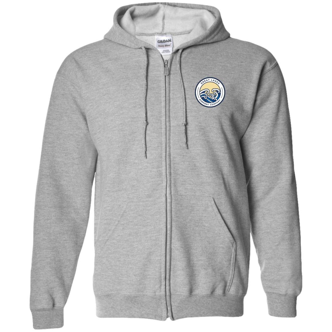 Great Lakes Garment Unisex Zip Hoodie