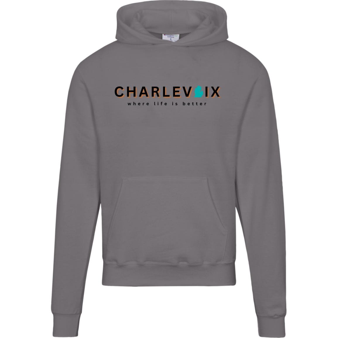 Charlevoix~Where LIfe is Better Men's Beachcomber Hoodie