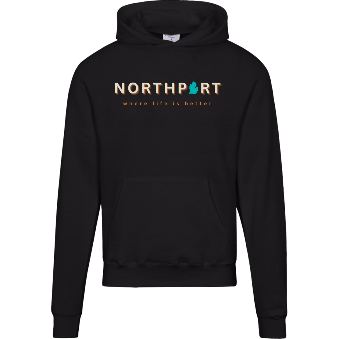 Northport~Where Life is Better Men's Beachcomber Hoodie