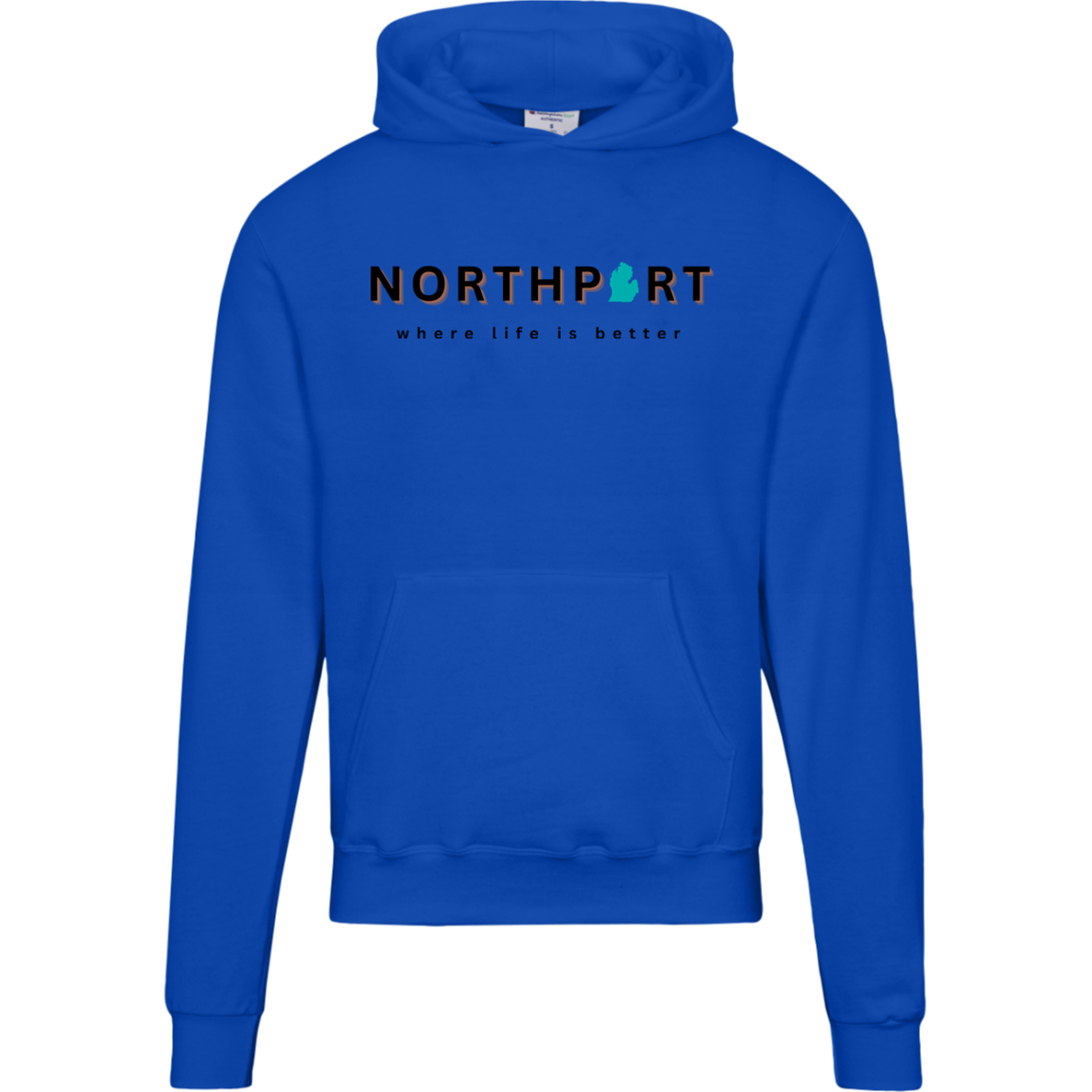 Northport~Where Life is Better Men's Beachcomber Hoodie