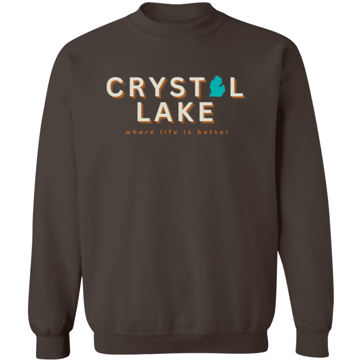 Crystal Lake ~Where Life is Better Unisex Crew Sweatshirt