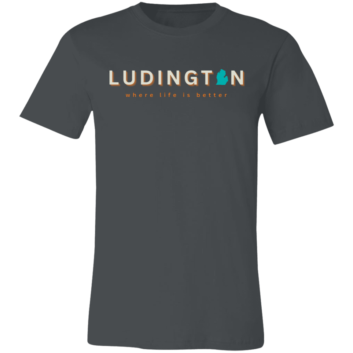 Ludington ~Where Life is Better  Unisex Jersey Tee