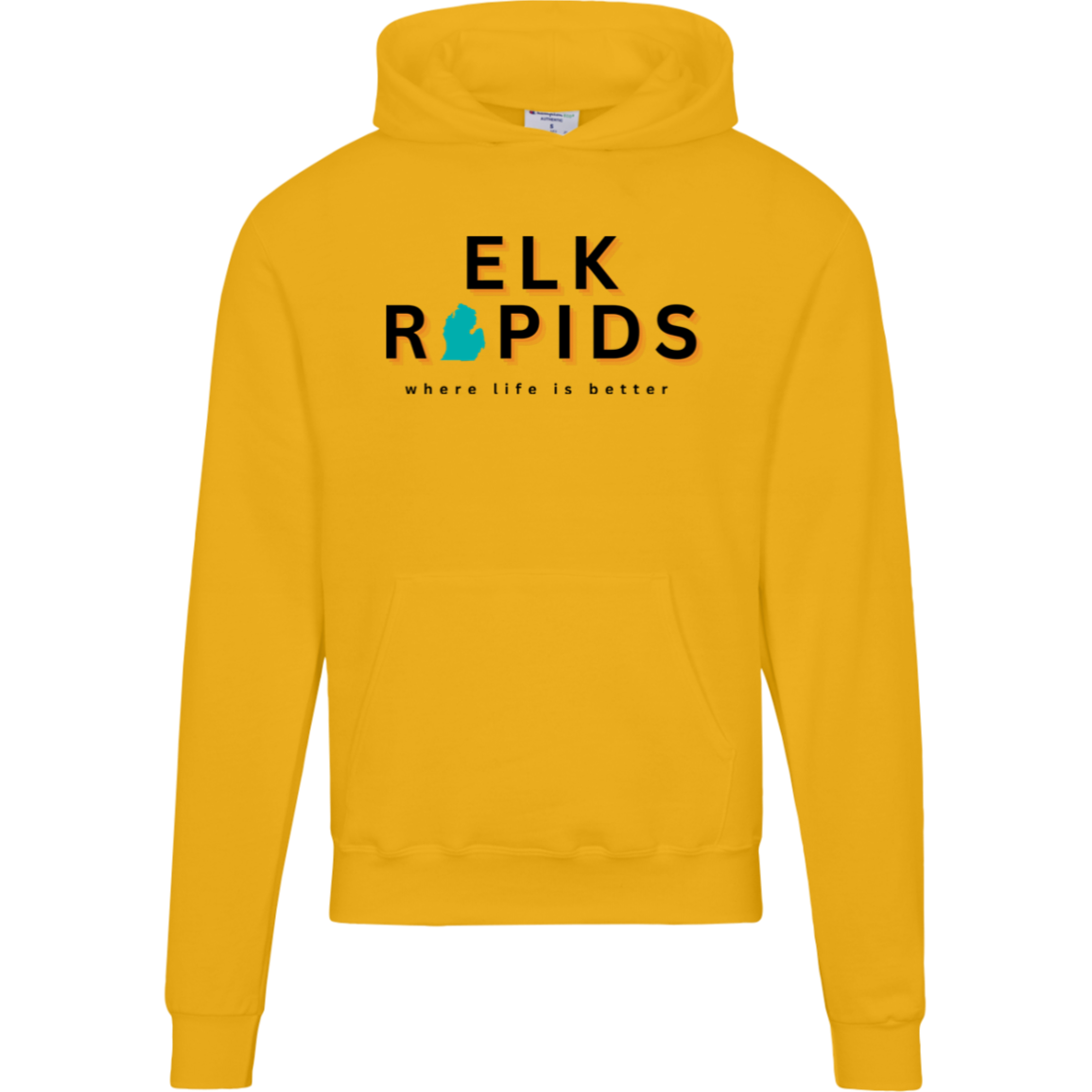 Elk Rapids~Where Life is Better Men's Beachcomber Hoodie