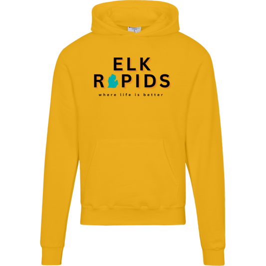 Elk Rapids~Where Life is Better Men's Beachcomber Hoodie