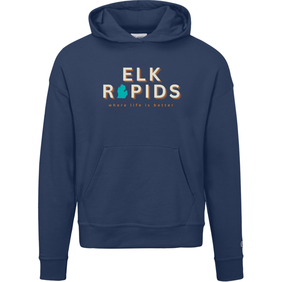 Elk Rapids~Where Life is Better Women's Beachcomber Hoodie