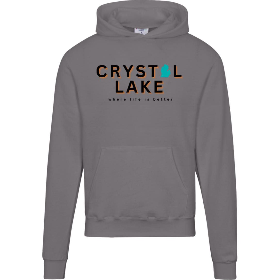 Crystal Lake~Where Life is Better Men's Beachcomber Hoodie