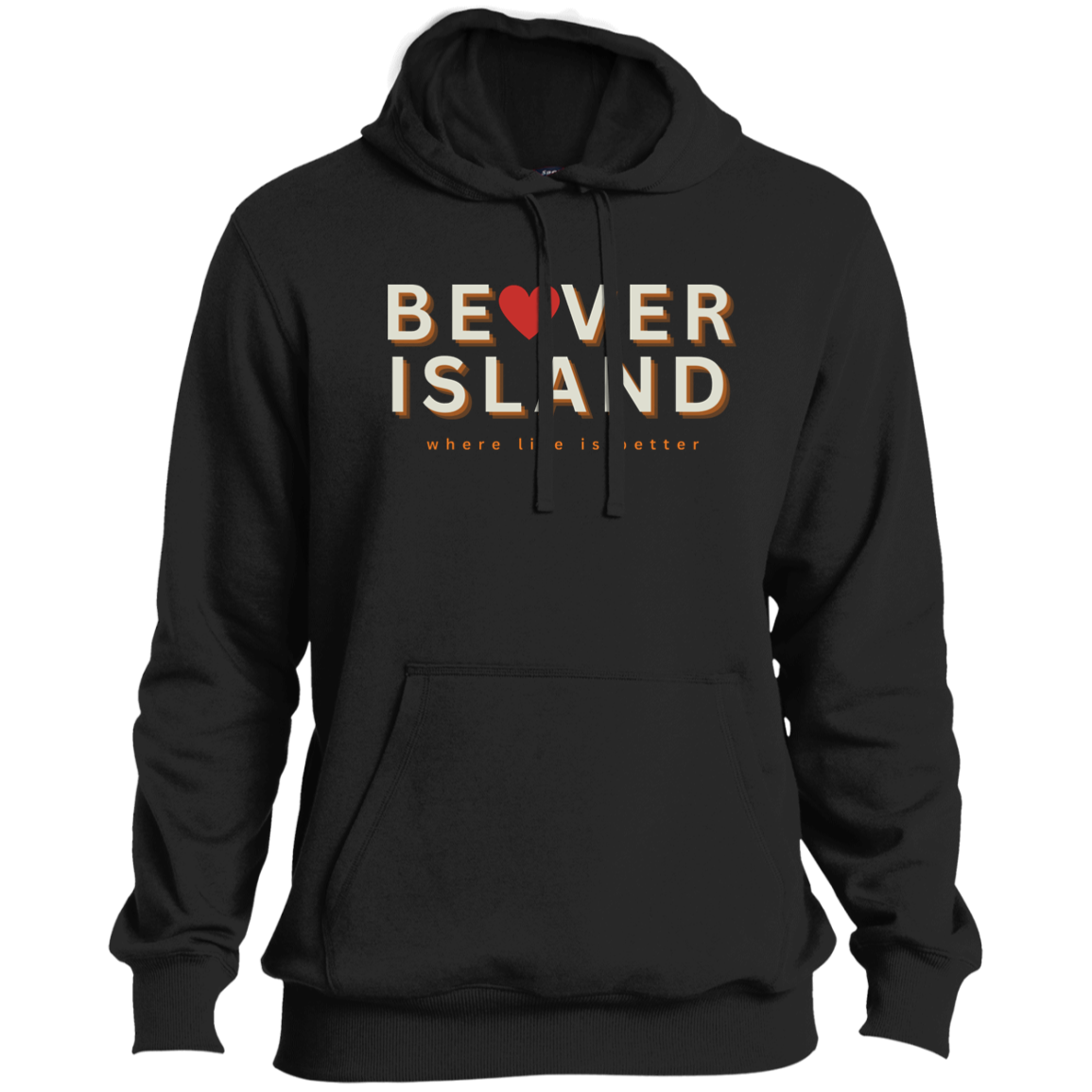 Beaver Island ~Where Life is Better Men's Beachcomber  Hoodie