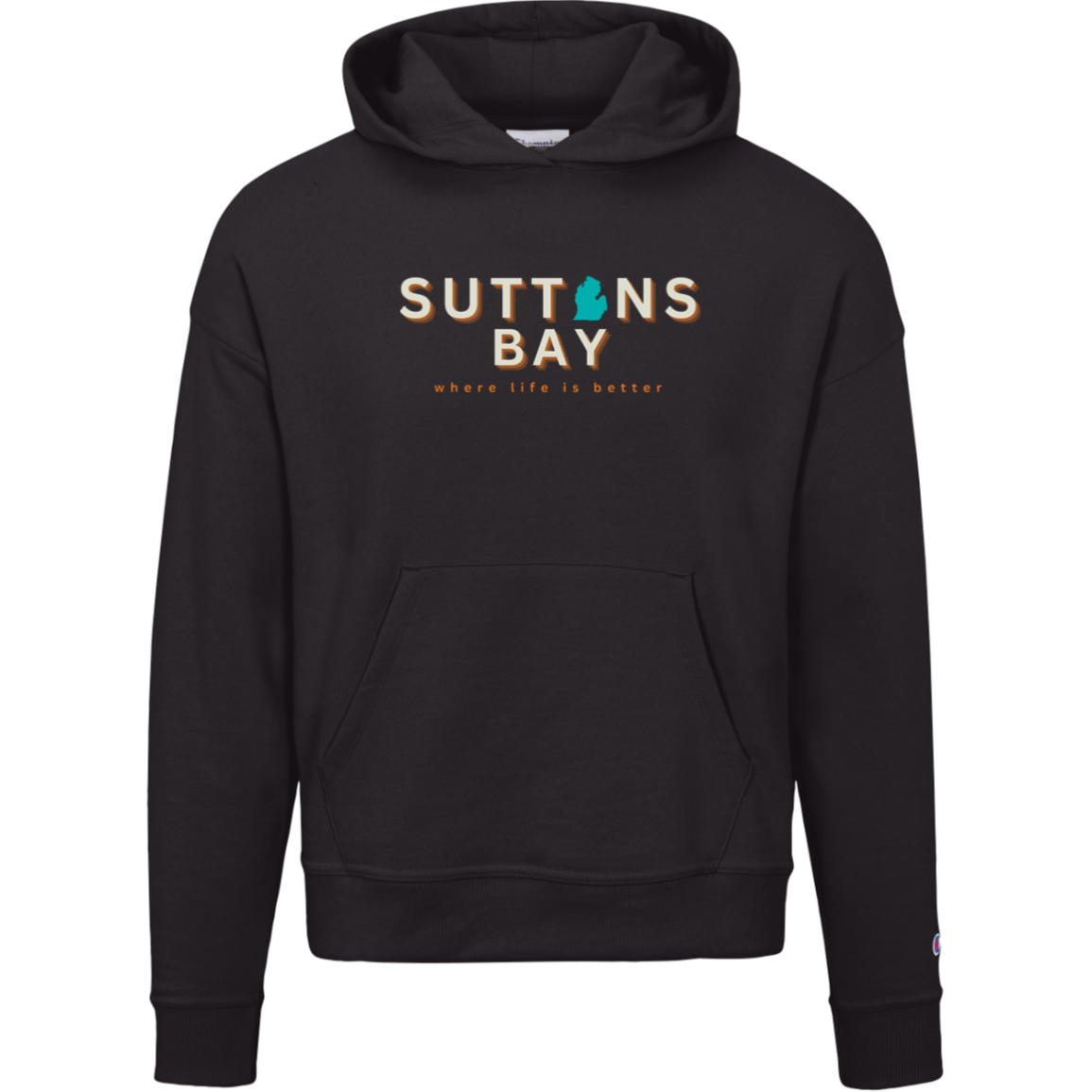 Suttons Bay~Where Life is Better Women's Beachcomber Hoodie