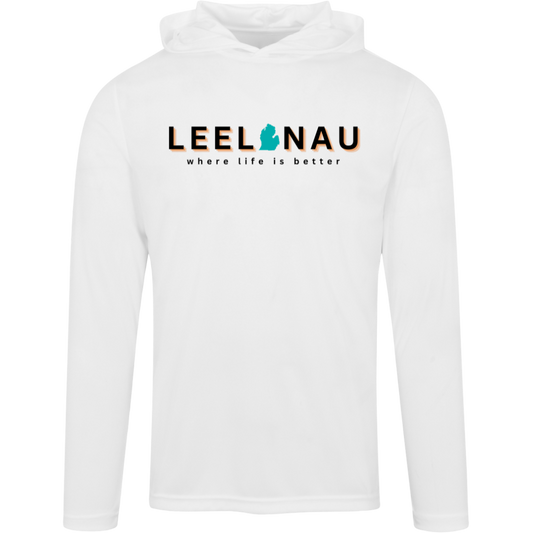 Leelanau~Where Life is Better Men's Super-Lite Performance Hoodiee