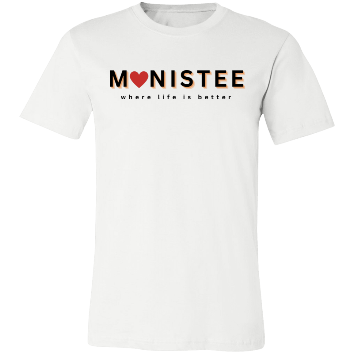 Manistee ~Where Life is Better Unisex Jersey Tee