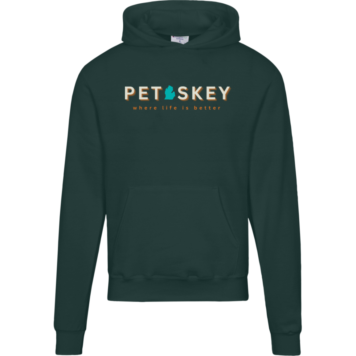 Petoskey~Where Life is Better Men's Beachcomber Hoodie