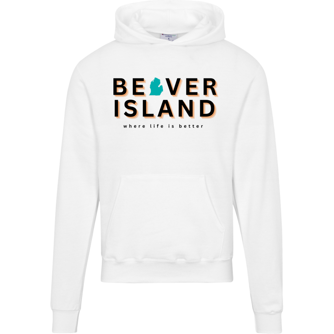 Beaver Island~Where Life is Better Men's Beachcomber Hoodie