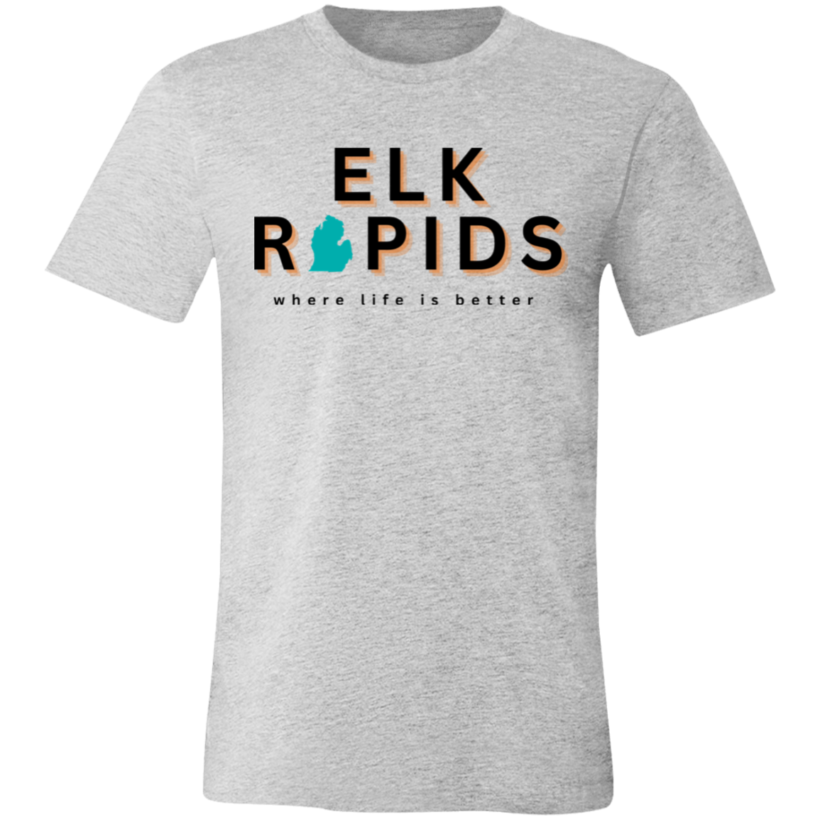 Elk Rapids ~Where Life is Better Unisex Jersey Tee